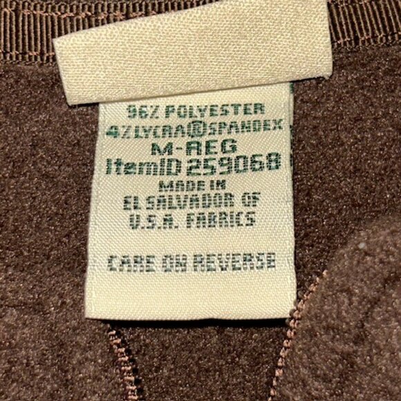LL Bean Polartec Fleece Full Zip Vest Women's Size Medium Regular Brown Soft - Picture 3 of 4
